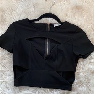 Crop top blouse